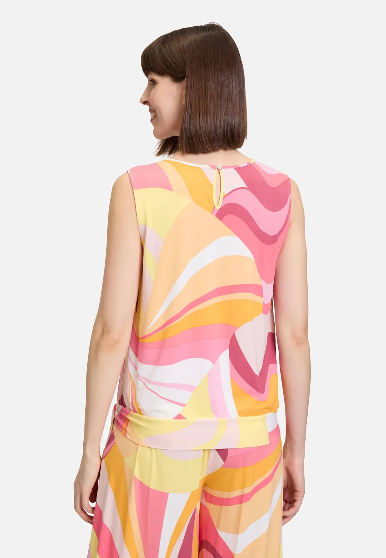 Rundhals-Shirt mit Raffung Rundhals-Shirt mit Raffung