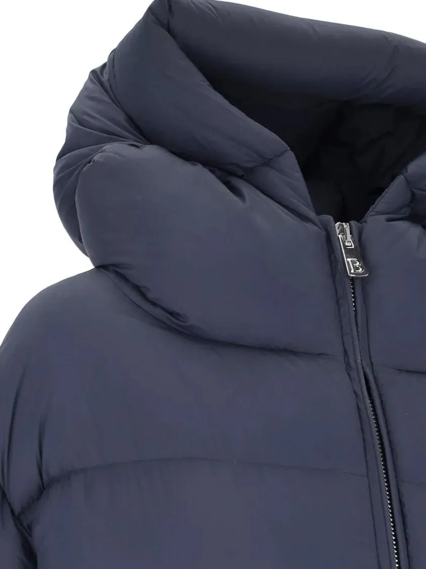 Bacon - "Cloud" Blue Quilted Nylon Down Jacket - Größe L - blau – Bild 2