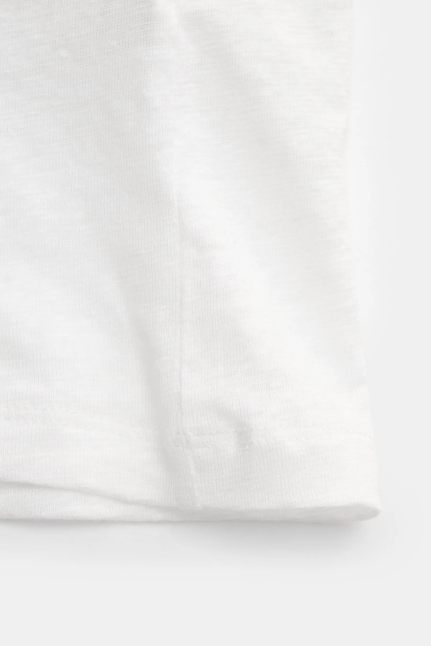 Majestic Filatures - Herren - Leinen Rundhals-T-Shirt weiß – Bild 3