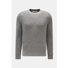 Iris von Arnim - Herren - Cashmere Rundhalspullover %27Arlington%27 grau meliert Iris von Arnim - Herren - Cashmere Rundhalspullover %27Arlington%27 grau meliert