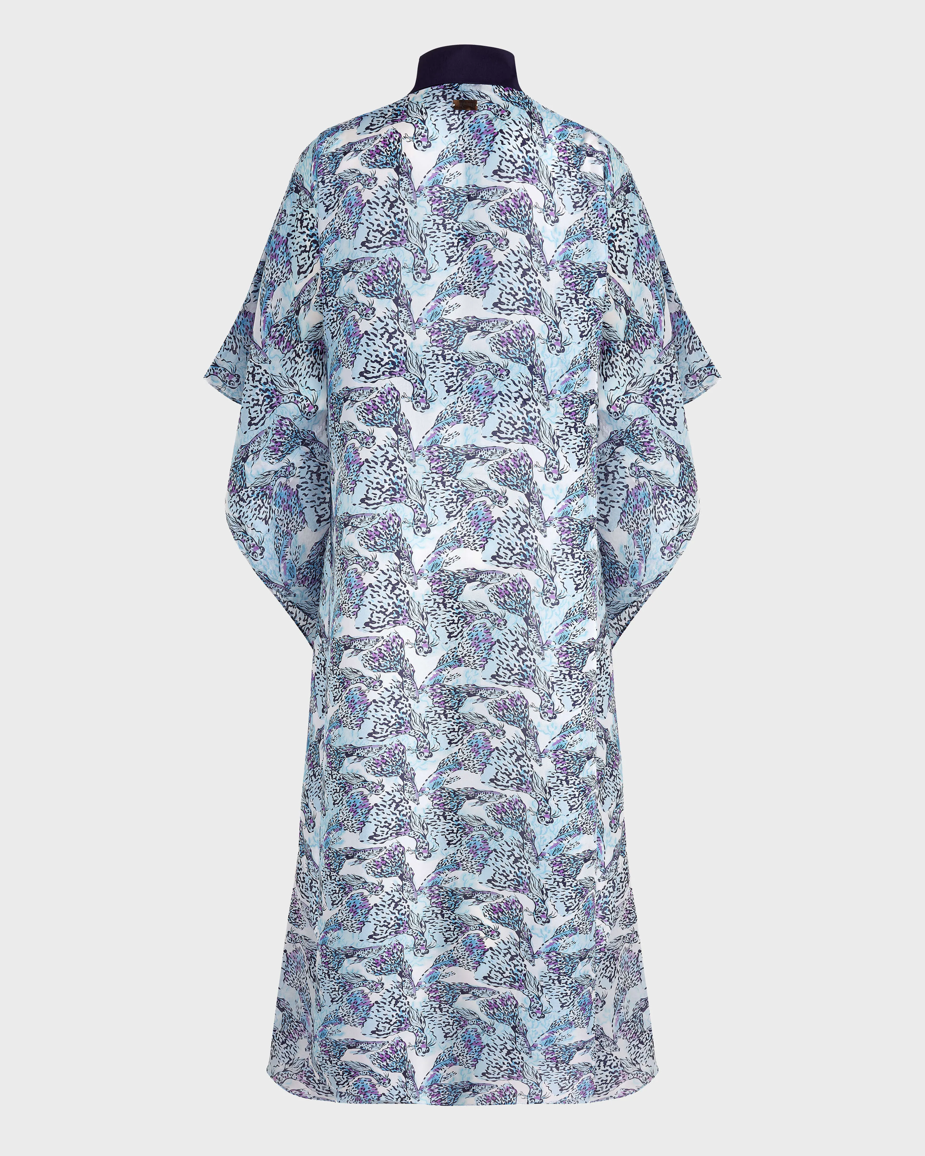 Vilebrequin - Women Silk Kimono Isadora Fish - Kimono - Kiyomi - Weiss - Größe OSFA – Bild 2