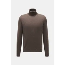 Fedeli - Herren - Cashmere Rollkragenpullover graubraun meliert Fedeli - Herren - Cashmere Rollkragenpullover graubraun meliert