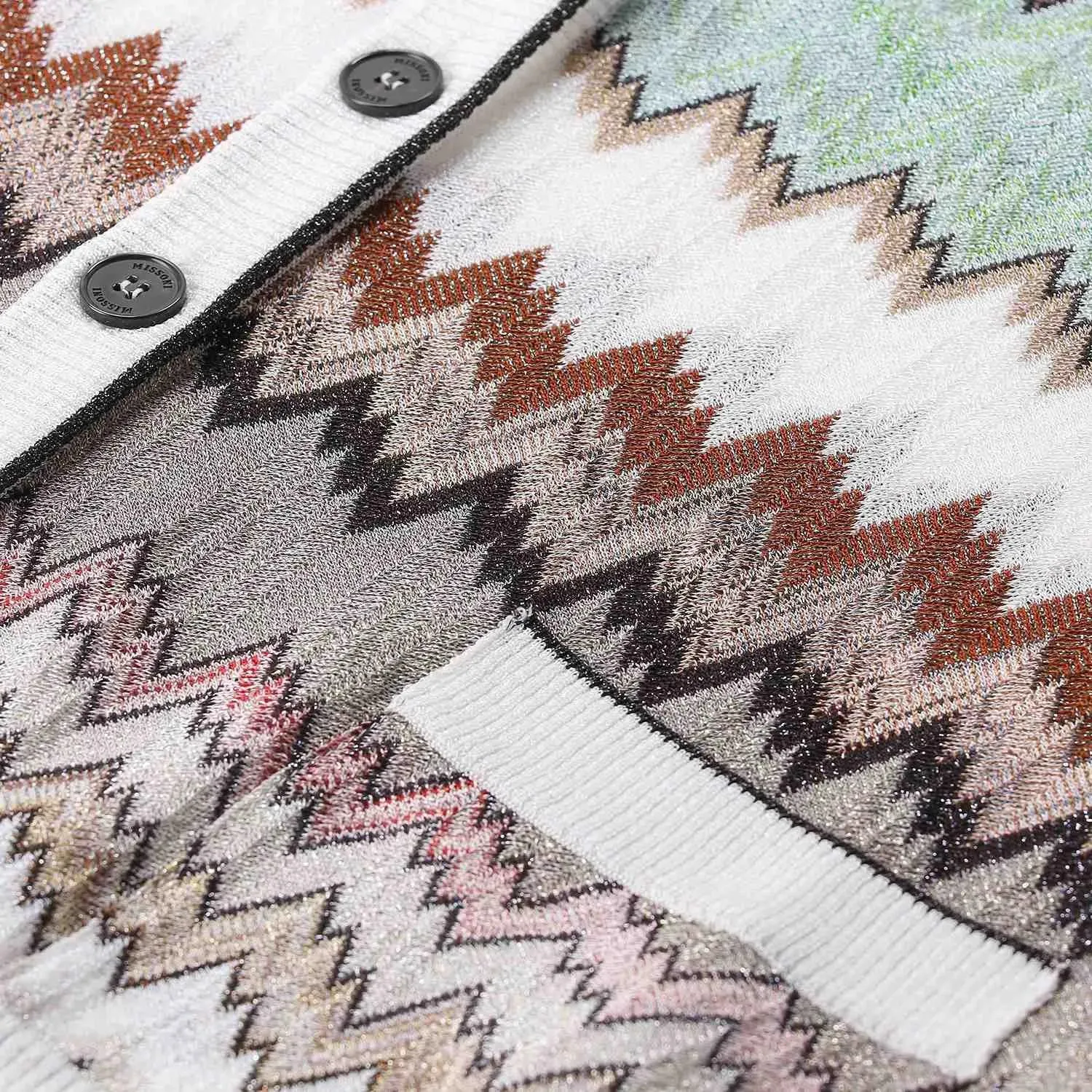 Missoni - Strickjacke mit Muster - Größe M - bunt – Bild 3