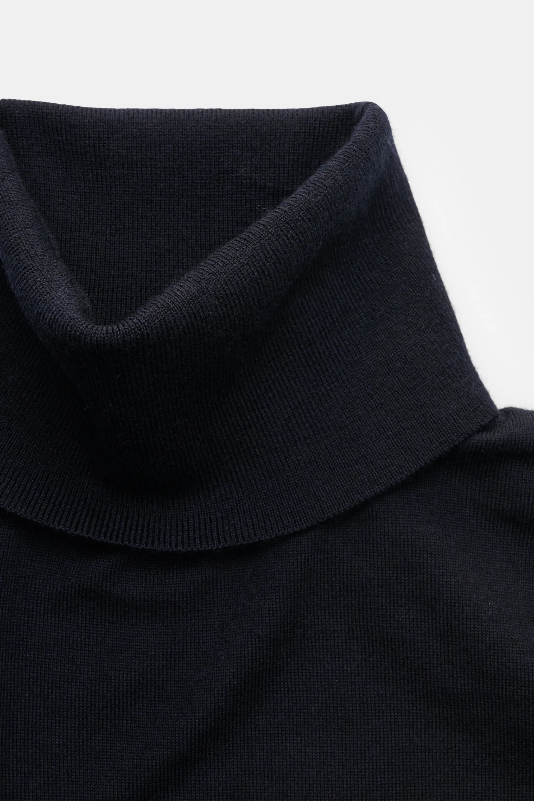 Kiefermann - Herren - Merino Feinstrick-Rollkragenpullover 'Theor' dark navy – Bild 2