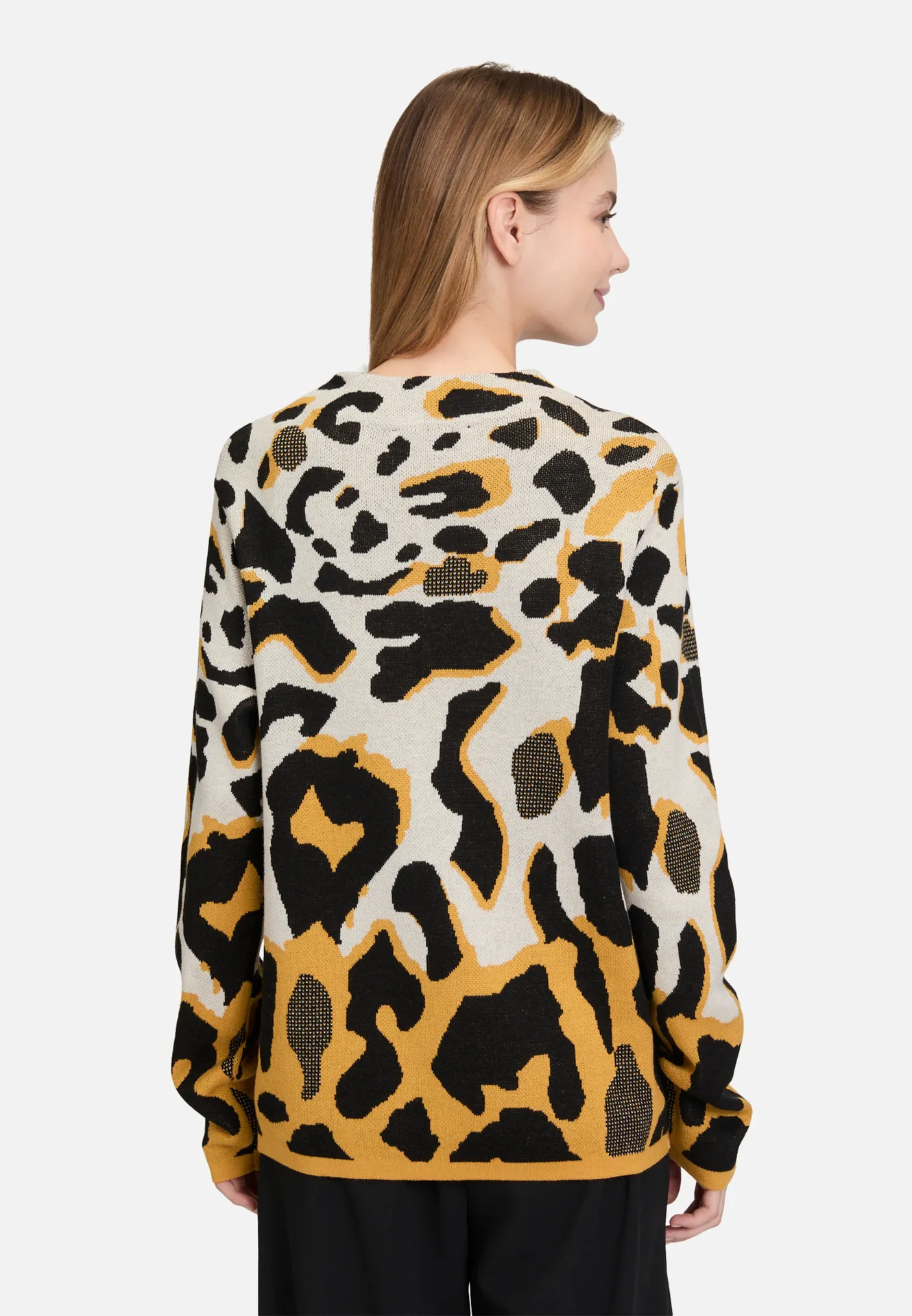 Strickpullover mit Jacquard Strickpullover mit Jacquard