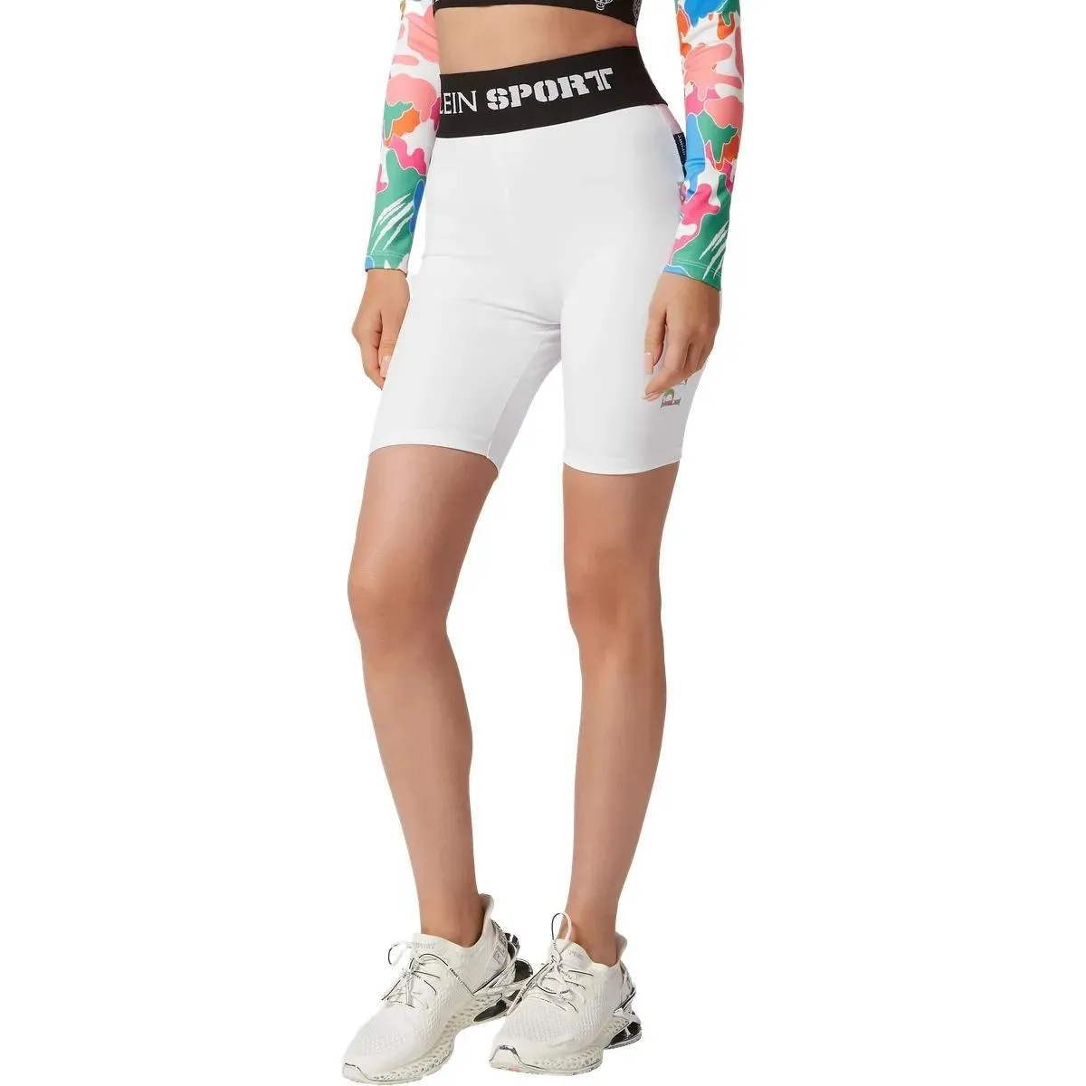 Plein Sport - Sport-Leggings - Größe M - weiß – Bild 4