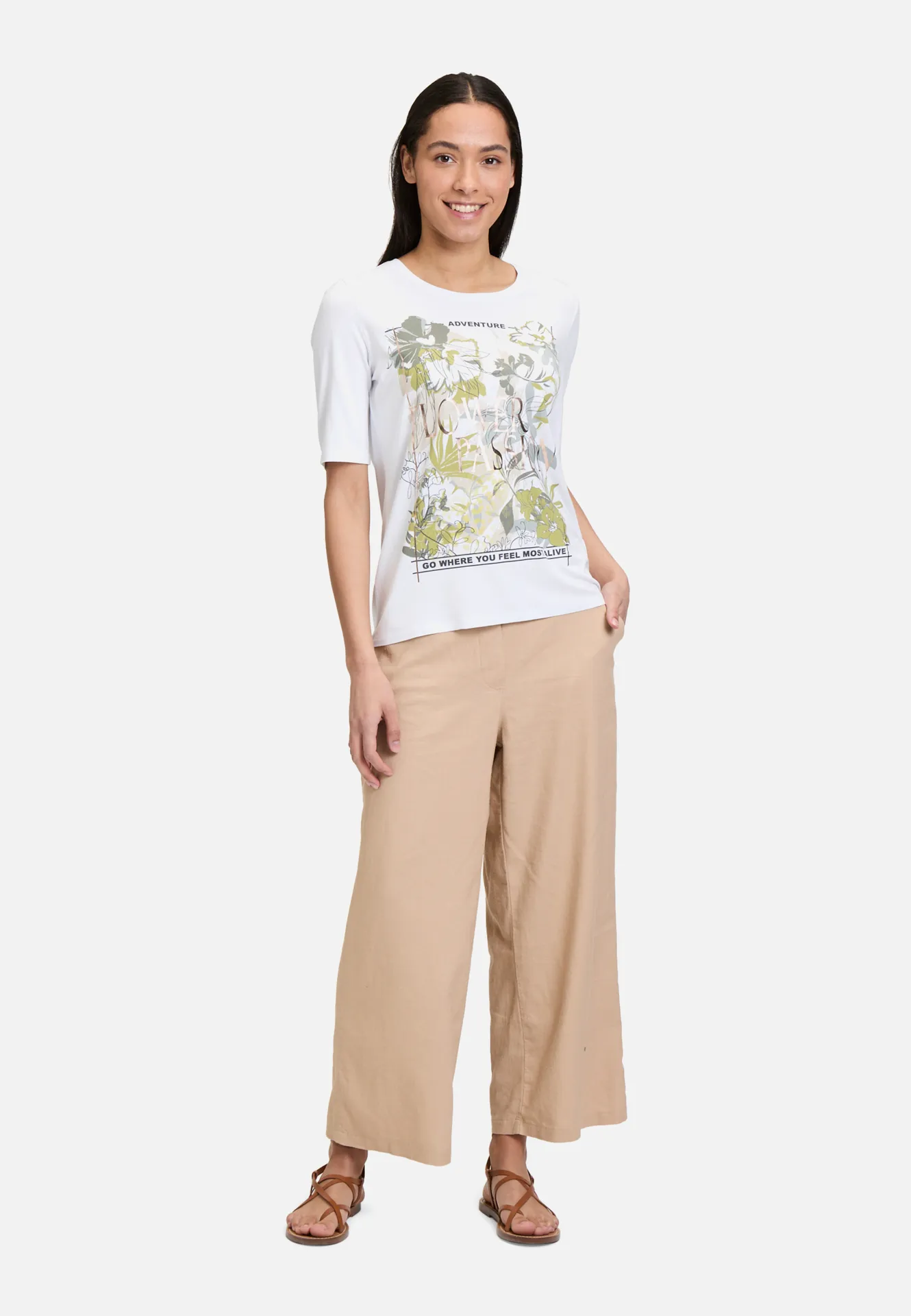 Basic Shirt mit Rundhalsausschnitt – Bild 2