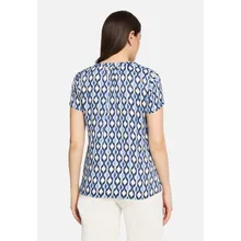 Satin-Bluse mit Print Satin-Bluse mit Print