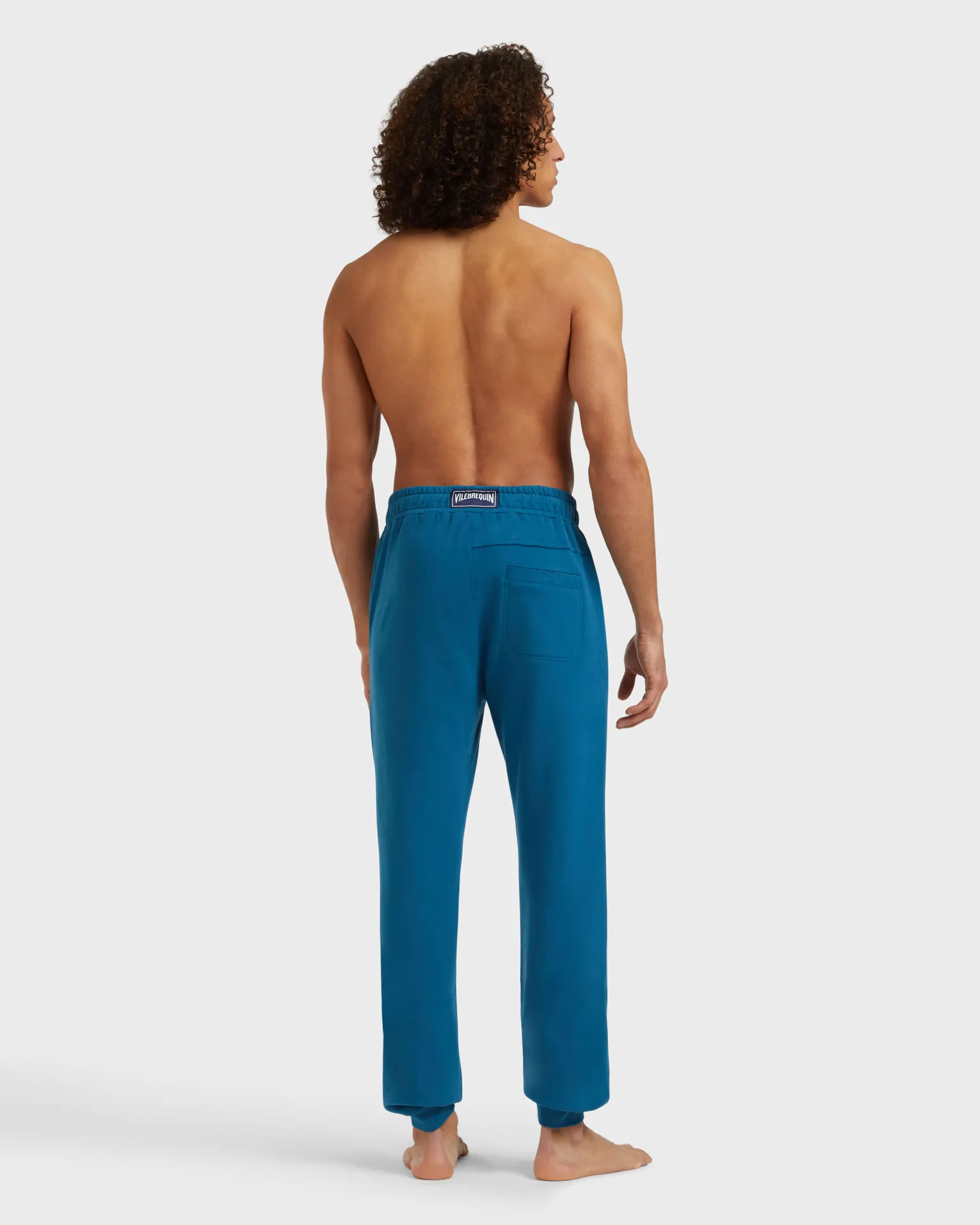 Vilebrequin - Solid Jogginghose Aus Baumwolle Für Herren - Hose - Clement - Blau - Größe L – Bild 4