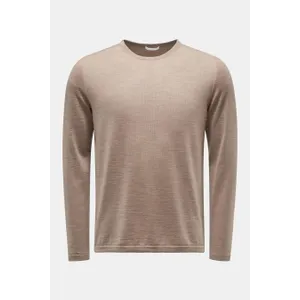 04651/ A trip in a bag - Herren - Feinstrick-Rundhalspullover %27The Ultimate Crew%27 graubraun 04651/ A trip in a bag - Herren - Feinstrick-Rundhalspullover %27The Ultimate Crew%27 graubraun