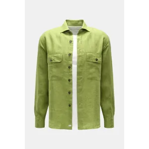 Gherardi - Herren - Leinen Overshirt grün Gherardi - Herren - Leinen Overshirt grün