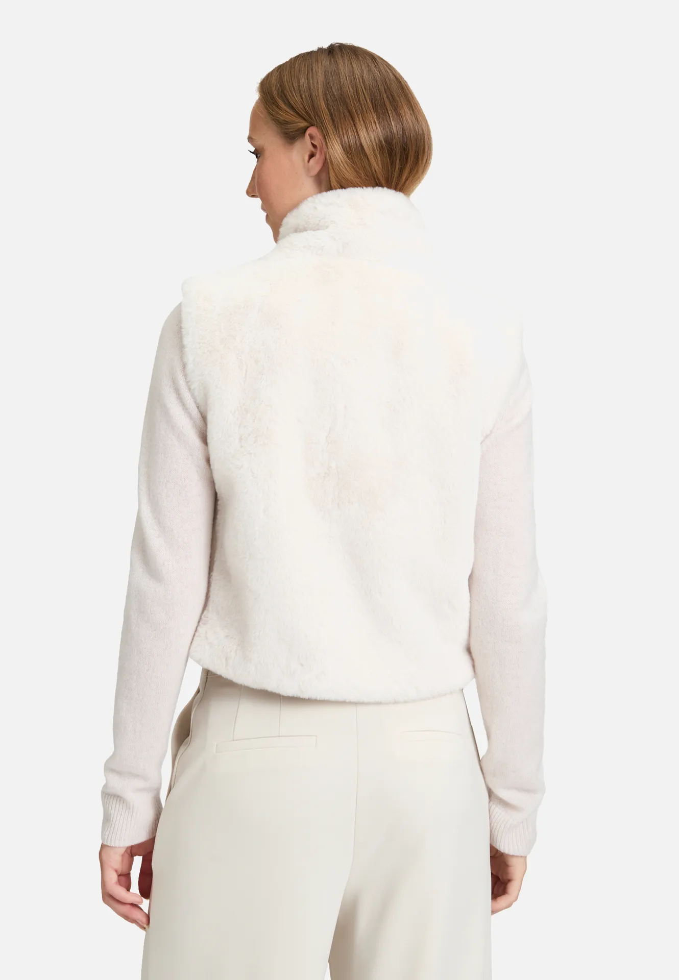 Plüschweste mit Reißverschluss Plüschweste mit Reißverschluss