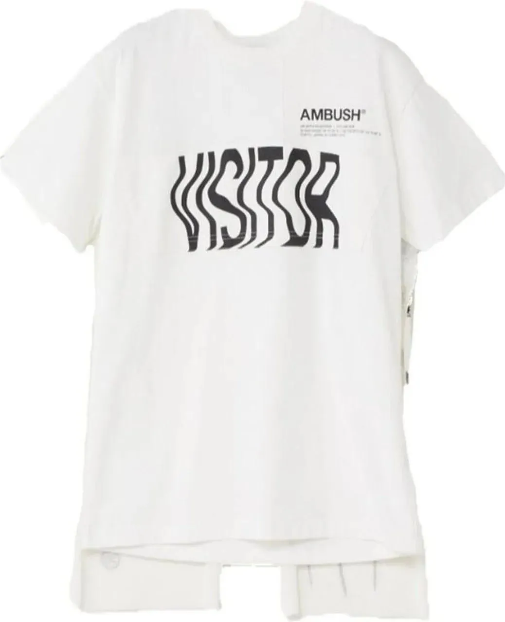 Ambush - Ambush White Cape T-Shirt - Größe S - weiß – Bild 2