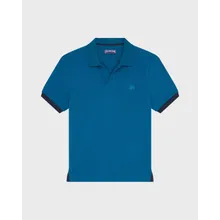 Vilebrequin - Solid Polohemd Aus Baumwolle Für Herren - Polohemd - Palatin - Blau - Größe XXL Vilebrequin - Solid Polohemd Aus Baumwolle Für Herren - Polohemd - Palatin - Blau - Größe XXL