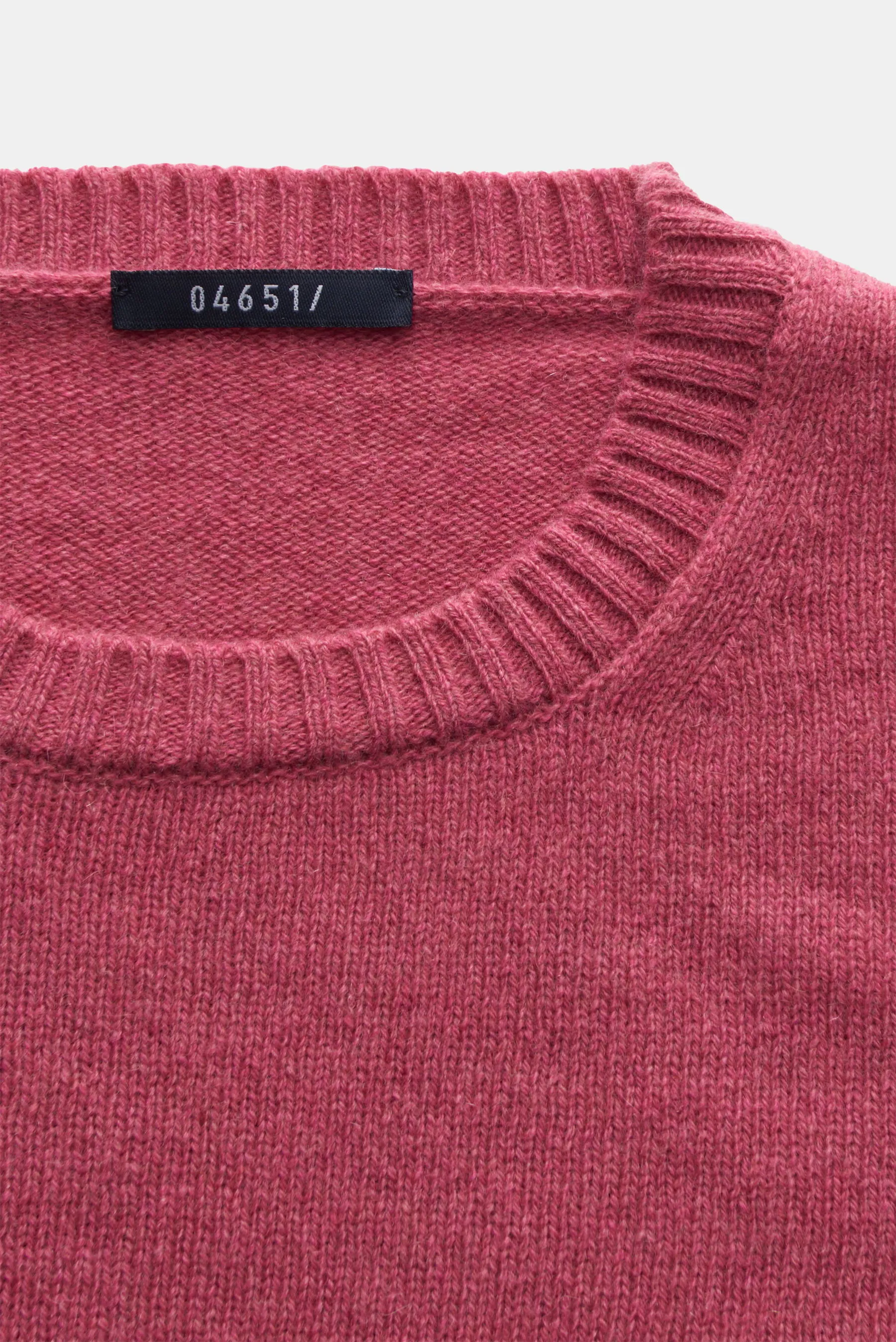 04651/ A trip in a bag - Herren - Cashmere Rundhalspullover 'Crew' hellrot – Bild 2