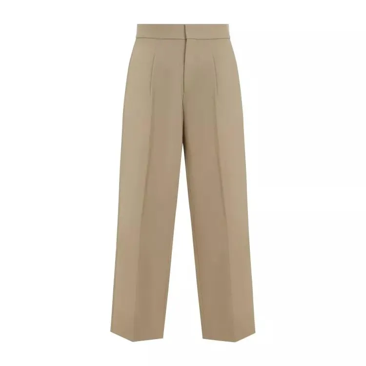 FEAR OF GOD - Single Pleat Relaxed Beige Wool Trousers - Größe 48 - braun FEAR OF GOD - Single Pleat Relaxed Beige Wool Trousers - Größe 48 - braun