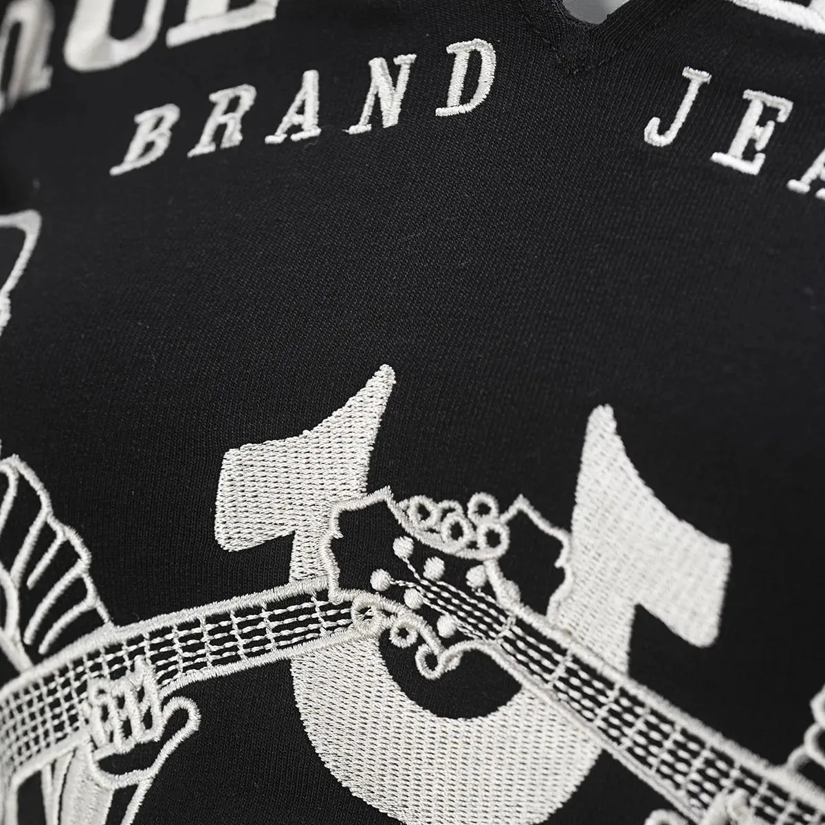 True Religion - Hoodie - Größe L - schwarz – Bild 3