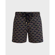 Vilebrequin - Turtles Chain Stretch-badeshorts Für Herren - Bademode - Monrise - Blau - Größe S Vilebrequin - Turtles Chain Stretch-badeshorts Für Herren - Bademode - Monrise - Blau - Größe S