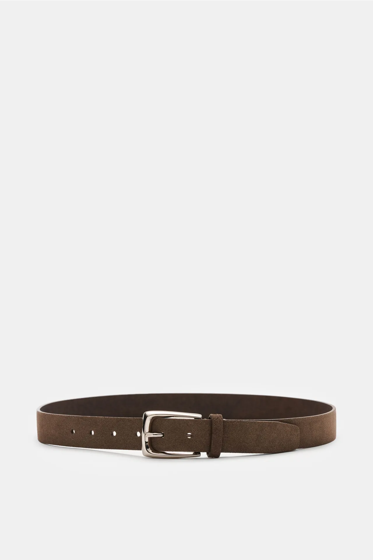 Brunello Cucinelli - Herren - Veloursleder Gürtel graubraun Brunello Cucinelli - Herren - Veloursleder Gürtel graubraun