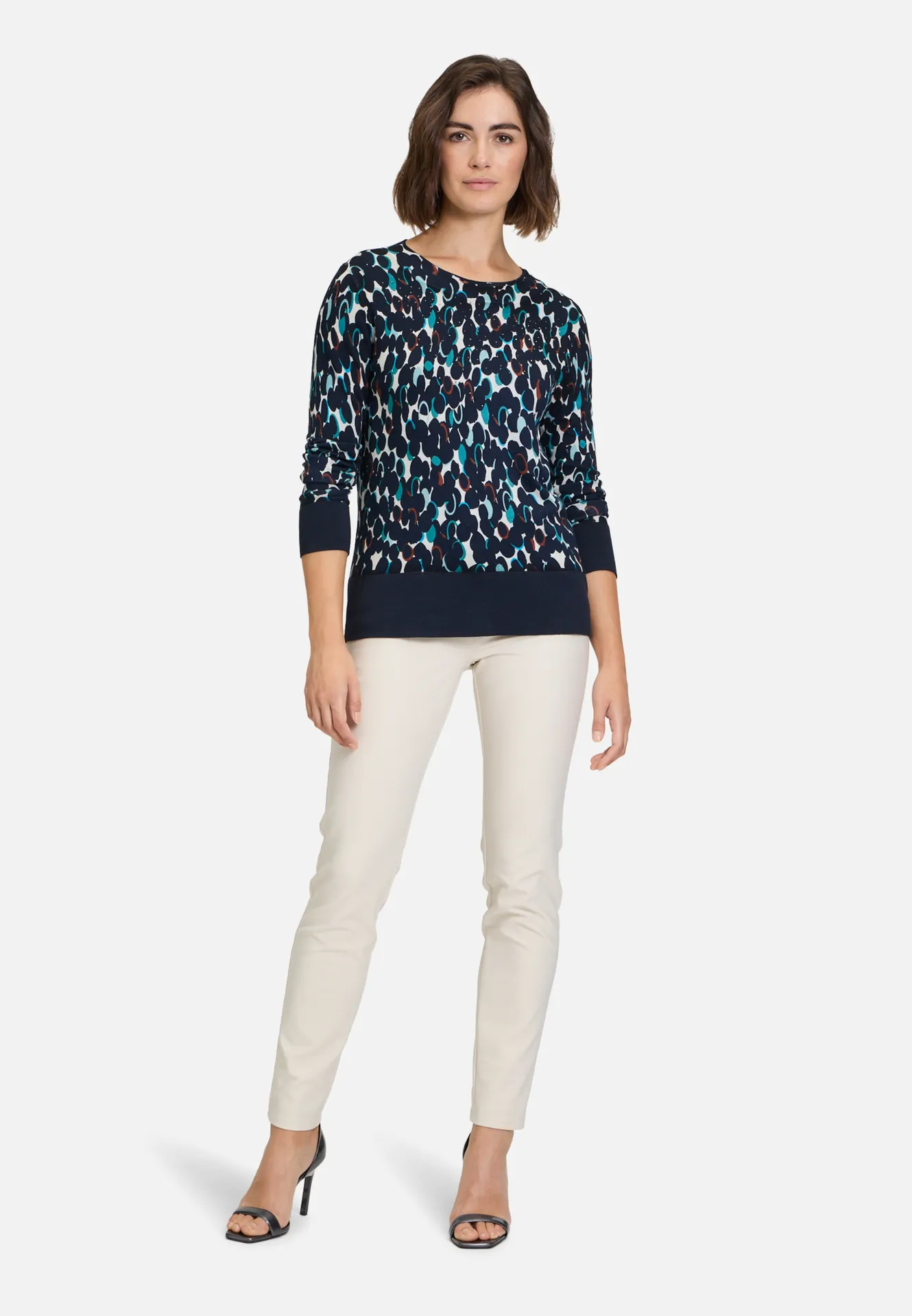 Feinstrickpullover langarm – Bild 2