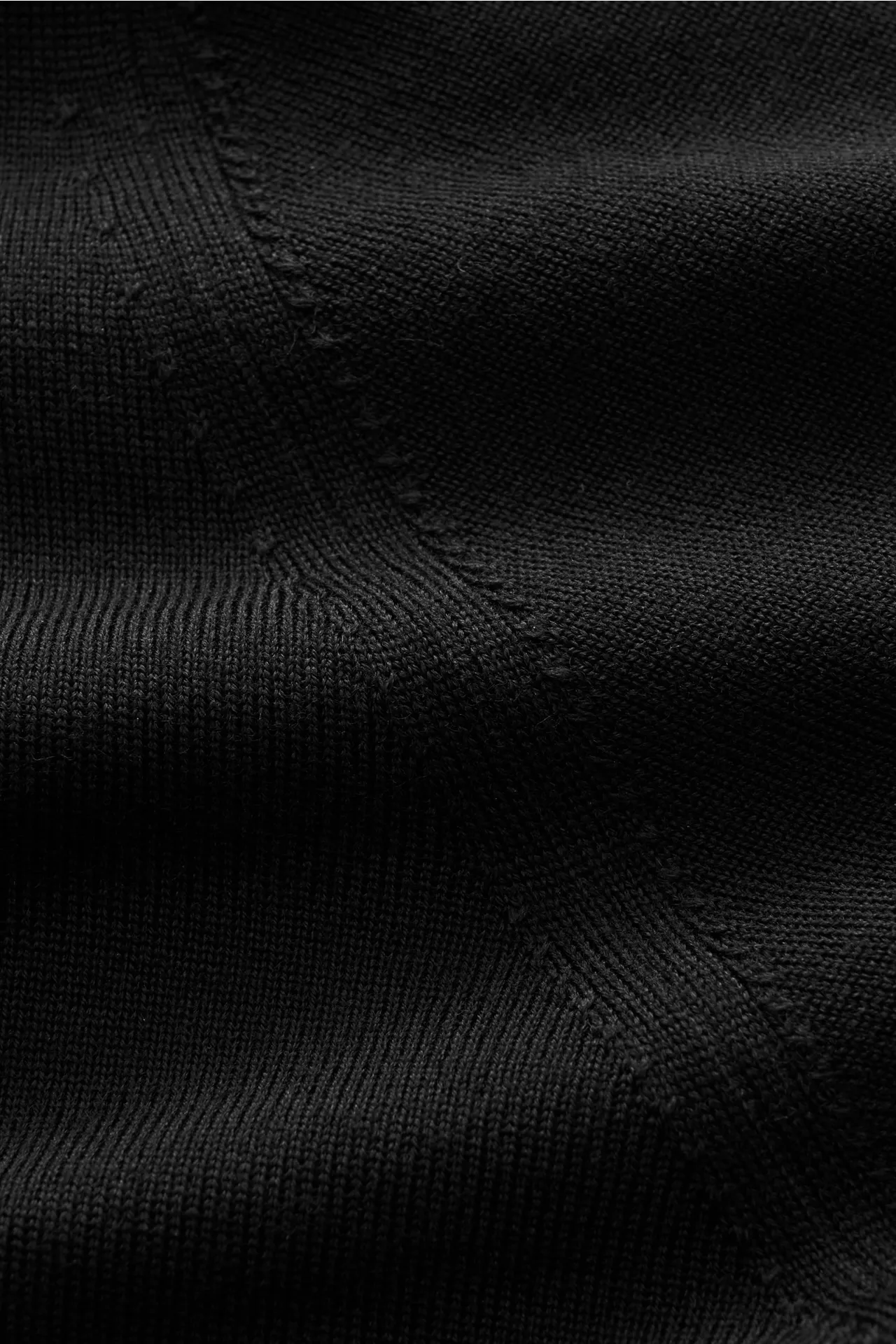 Filippo de Laurentiis - Herren - Feinstrick-Polo schwarz – Bild 4