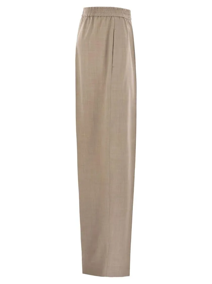Fabiana Filippi - Relaxed Fit Straight Trousers - Größe 40 - beige – Bild 3