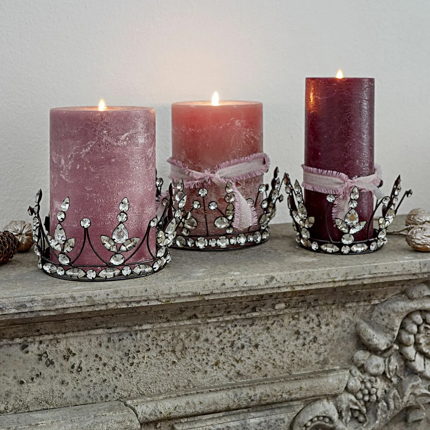 Deko-Krone 3er Set Bigas – Bild 2