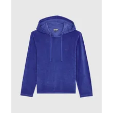 Vilebrequin - Langärmeliges Frottee-t-shirt Mit Kapuze Für Herren - T-shirt - Therapy - Blau - Größe M Vilebrequin - Langärmeliges Frottee-t-shirt Mit Kapuze Für Herren - T-shirt - Therapy - Blau - Größe M
