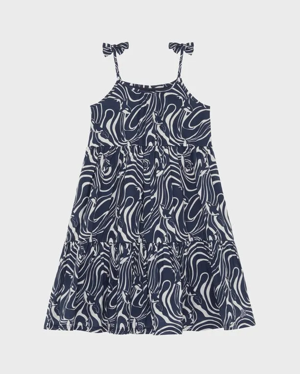 Vilebrequin - Baumwollkleid Mit Orcas-design Für Mädchen - Kleid - Gamy - Blau - Größe 4 Vilebrequin - Baumwollkleid Mit Orcas-design Für Mädchen - Kleid - Gamy - Blau - Größe 4