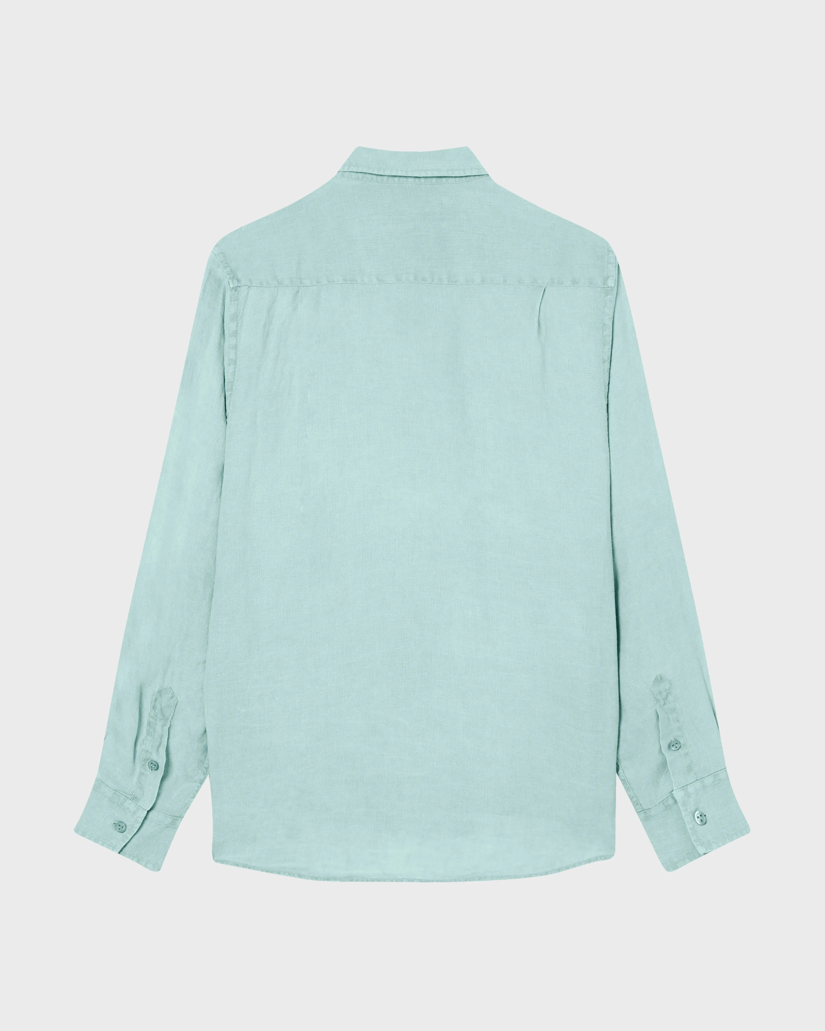 Vilebrequin - Einfarbiges Hemd Aus Leinen Für Herren - Hemd - Caroubis - Grün - Größe XL – Bild 2