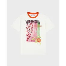 Vilebrequin - Vilebrequin La Plage From The Sky T-shirt Aus Baumwolle Für Herren - T-shirt - Portisol - Weiss - Größe XL Vilebrequin - Vilebrequin La Plage From The Sky T-shirt Aus Baumwolle Für Herren - T-shirt - Portisol - Weiss - Größe XL