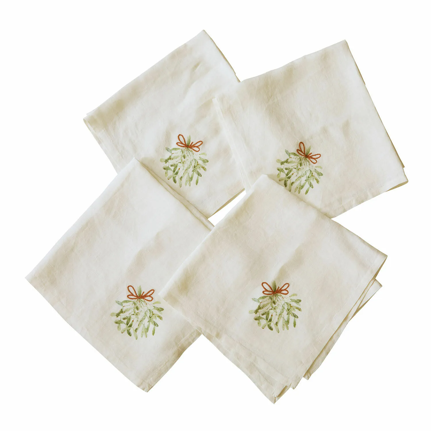 Serviette 4er Set Mistletoe – Bild 3
