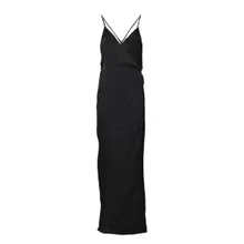 NINE MINUTES - Long Slip Dress With Crisscross Straps - Größe 38 - schwarz NINE MINUTES - Long Slip Dress With Crisscross Straps - Größe 38 - schwarz