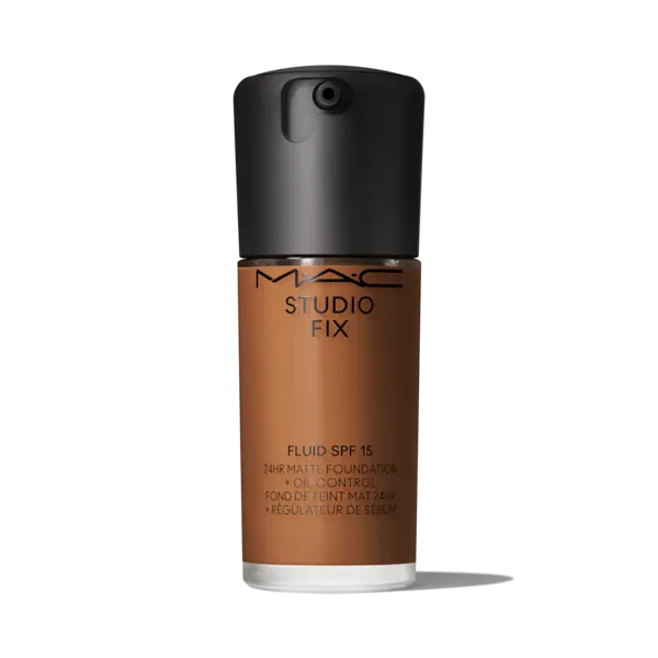 Mac Cosmetics - Studio Fix Fluid SPF 15 24HR Matte Foundation + Oil Control - NC58 Mac Cosmetics - Studio Fix Fluid SPF 15 24HR Matte Foundation + Oil Control - NC58