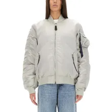 Alpha Industries - "Ma-1" Bomber Jacket - Größe L - grau Alpha Industries - "Ma-1" Bomber Jacket - Größe L - grau