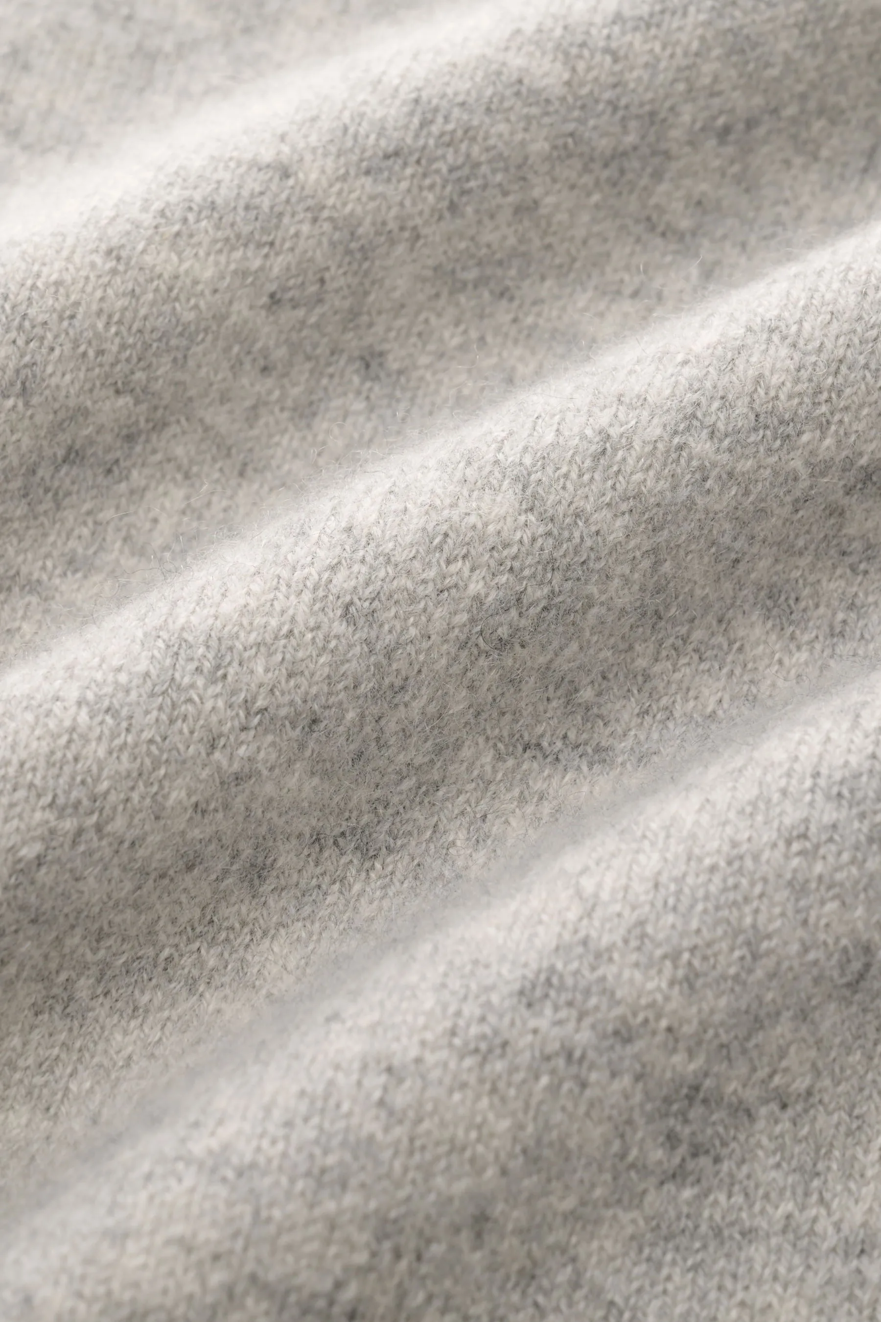 FTC - Herren - Cashmere V-Neck-Pullover grau meliert – Bild 4