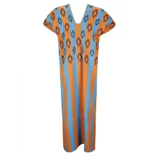 Tandem - Short-Sleeved Cotton Kaftan - Größe ONE SIZE - bunt Tandem - Short-Sleeved Cotton Kaftan - Größe ONE SIZE - bunt