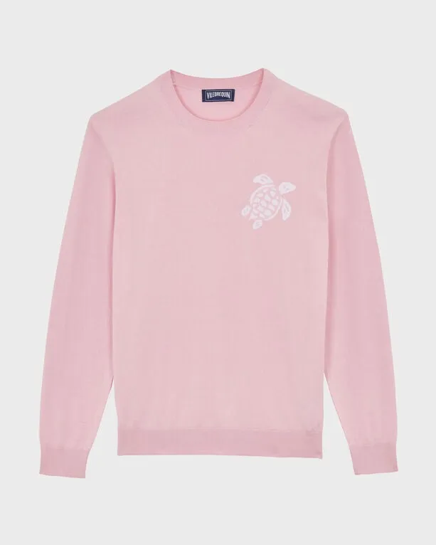 Vilebrequin - Turtle Pullover Aus Baumwolle Für Herren - Pullover - Rayol - Rosa - Größe M Vilebrequin - Turtle Pullover Aus Baumwolle Für Herren - Pullover - Rayol - Rosa - Größe M
