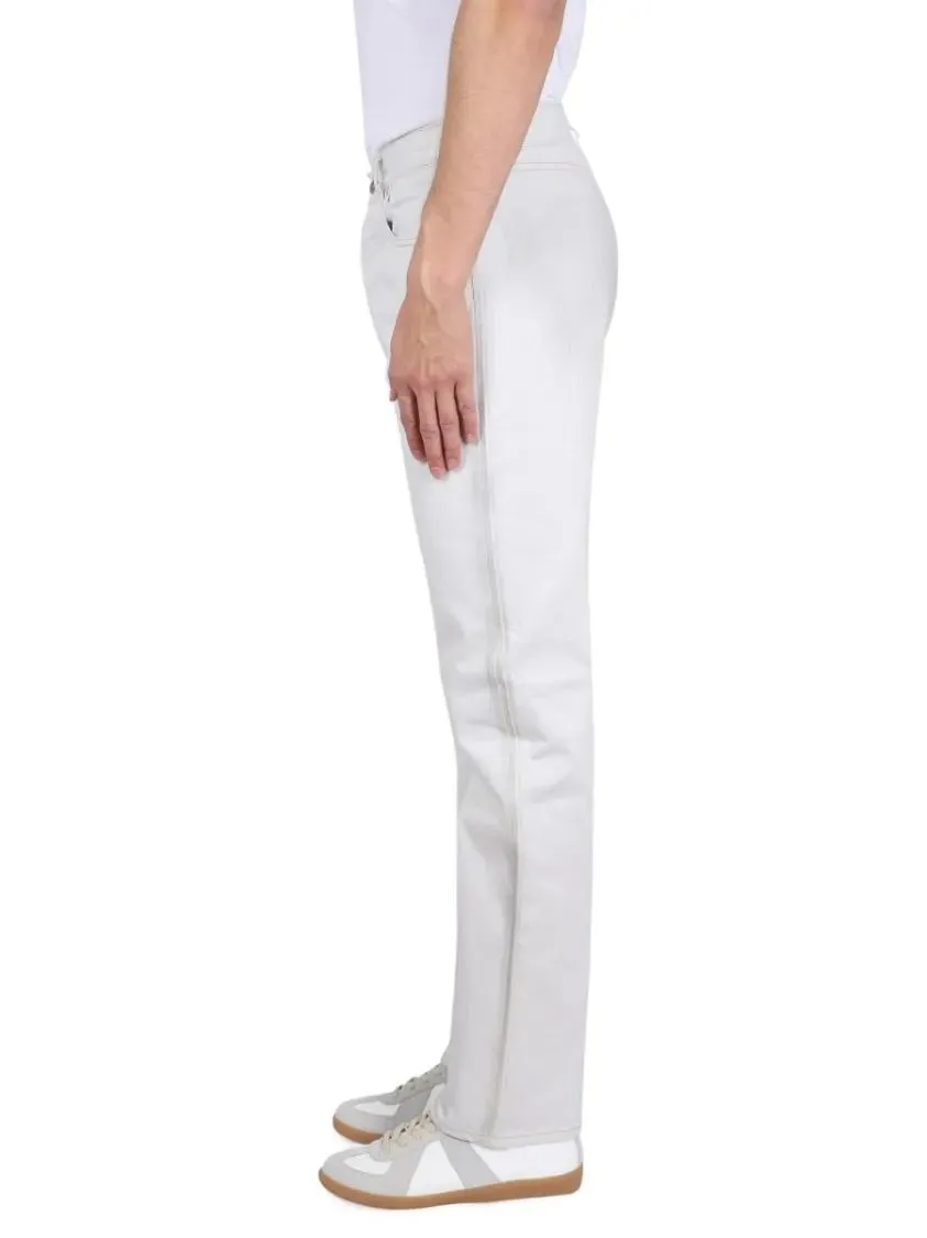 Maison Margiela - Straight Leg Pants - Größe 30 - weiß – Bild 3