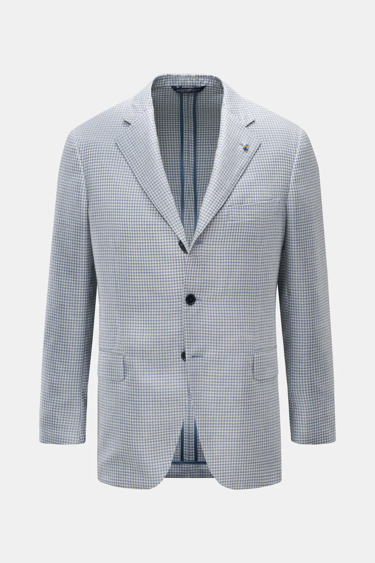 Belvest - Herren - Sakko rauchblau/creme kariert Belvest - Herren - Sakko rauchblau/creme kariert