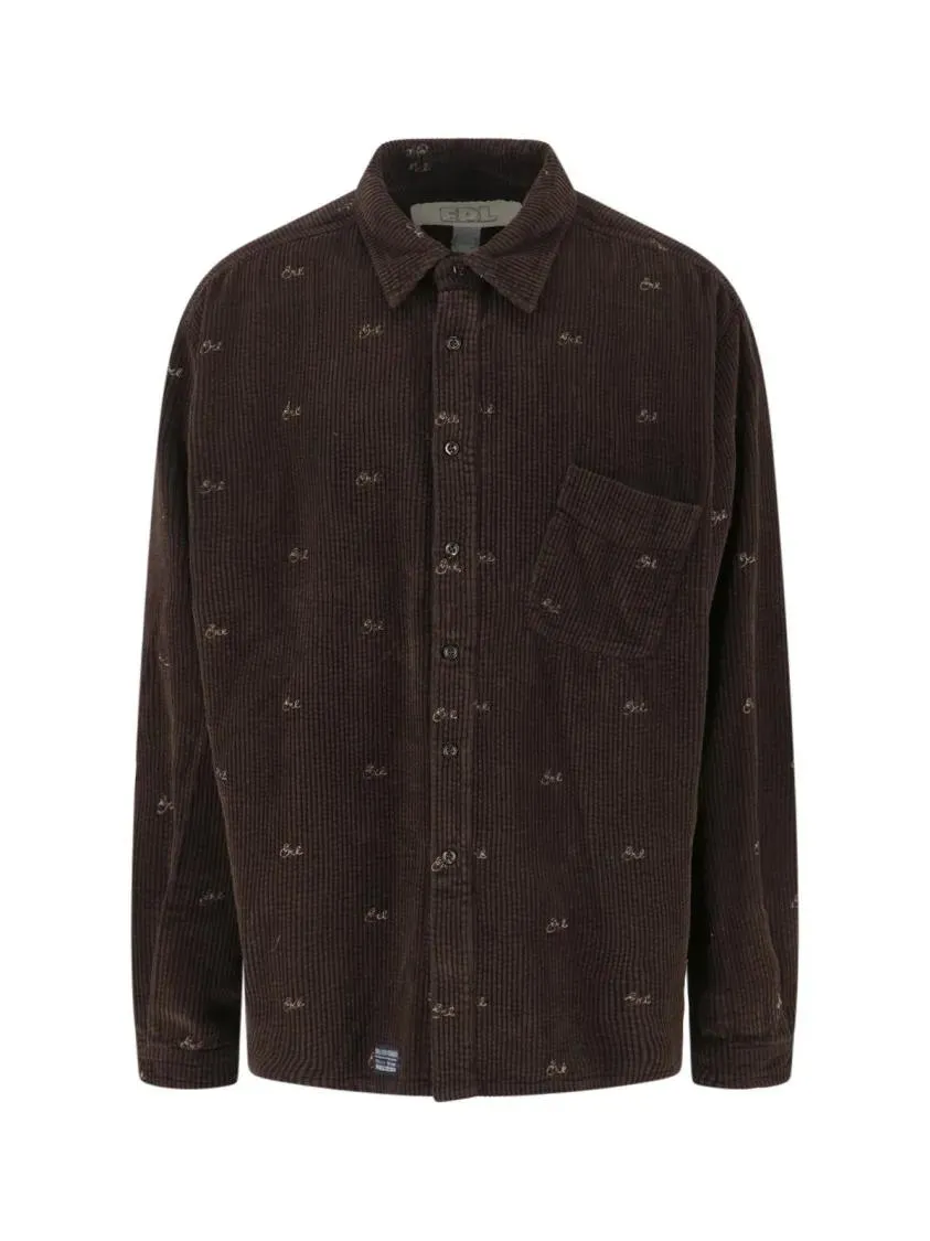 Erl - Velvet Shirt – Brown - Größe M - braun Erl - Velvet Shirt – Brown - Größe M - braun
