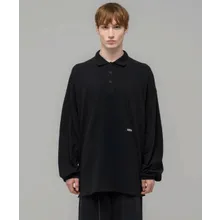 032c - 032C Schwarzes Oversized Langärmliges Poloshirt - Größe S - multi 032c - 032C Schwarzes Oversized Langärmliges Poloshirt - Größe S - multi