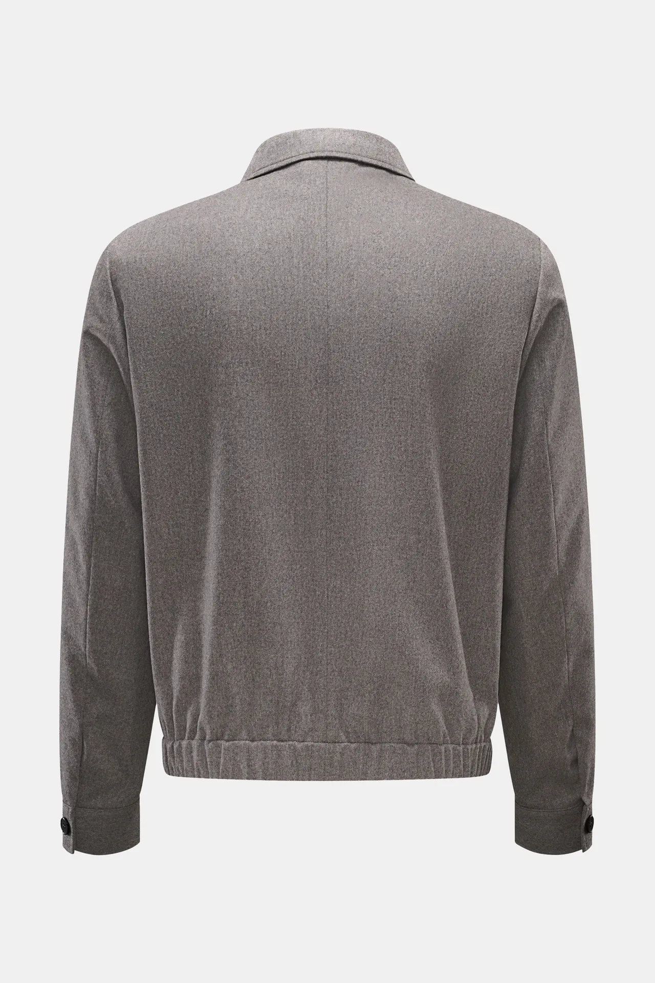 Incotex - Herren - Flanell-Blouson grau – Bild 2