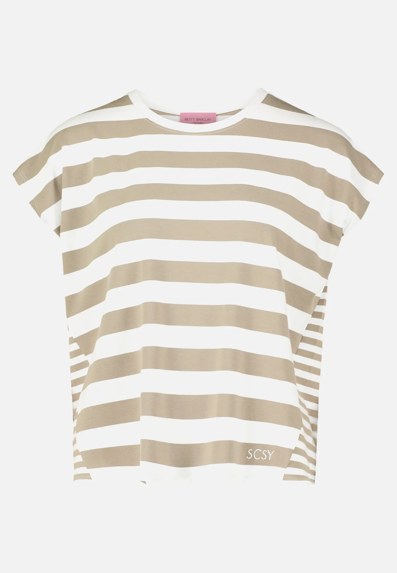 Basic Shirt mit Streifen – Bild 3