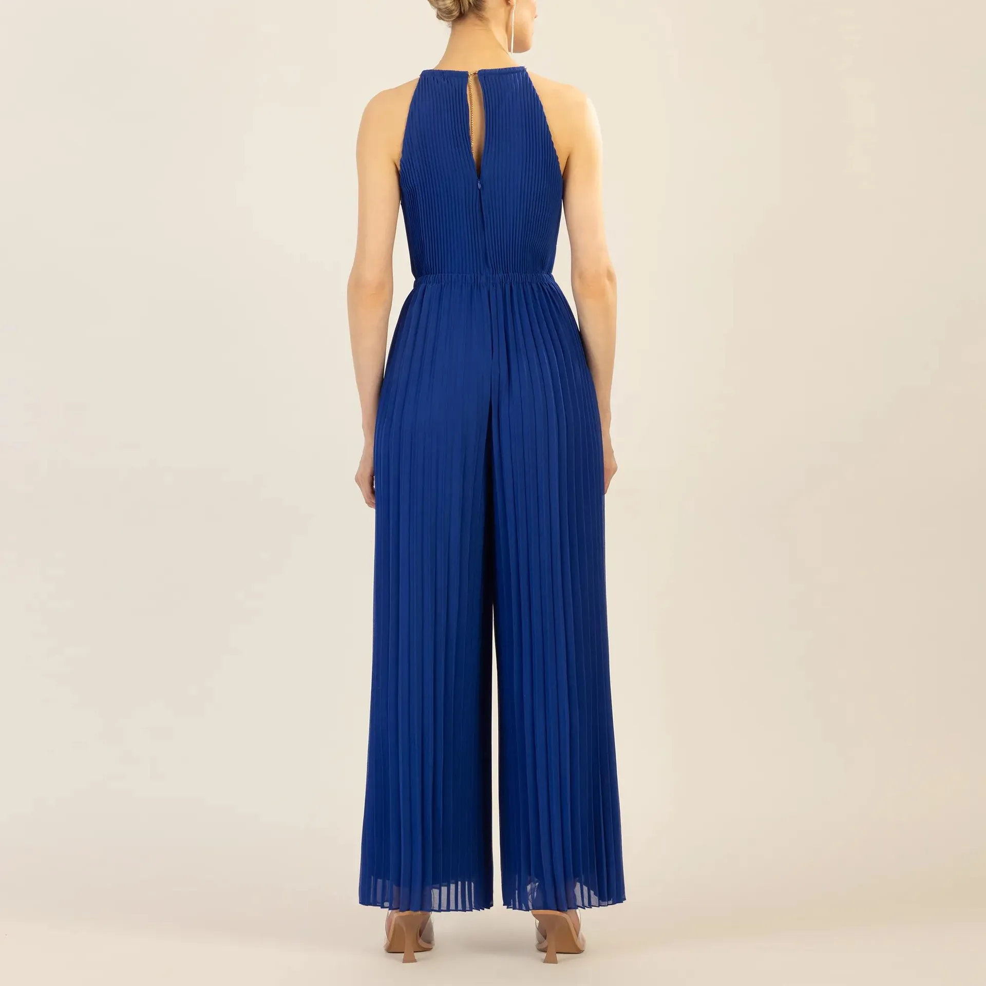 Apart - Plisseeoverall - Größe 46 - blau – Bild 2