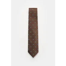 Bigi - Herren - Seidenkrawatte %27Rio%27 dunkelbraun/dunkelgrün/silbergrau floral Bigi - Herren - Seidenkrawatte %27Rio%27 dunkelbraun/dunkelgrün/silbergrau floral