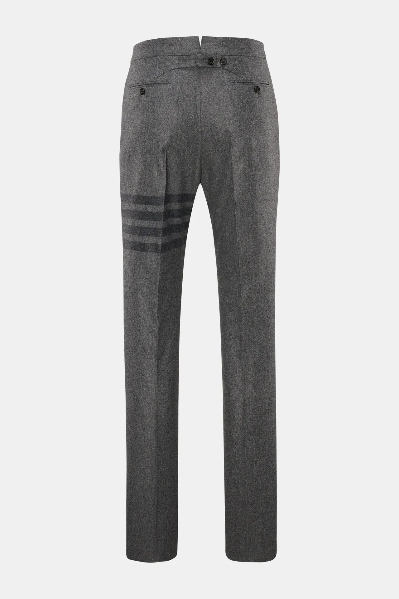 Thom Browne - Herren - Wollhose dunkelgrau meliert – Bild 2