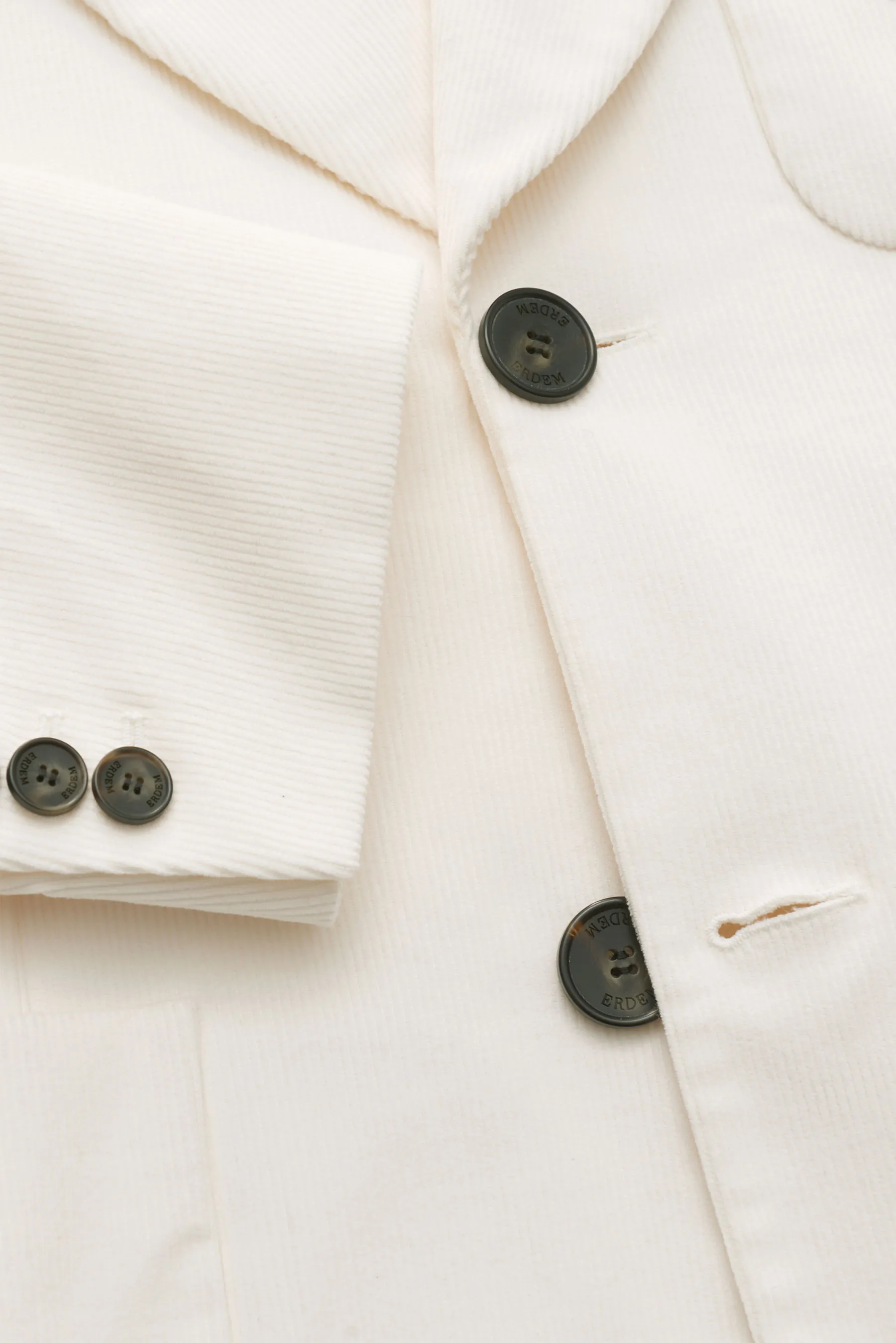 Erdem - Herren - Cordsakko 'Ridley' creme – Bild 2