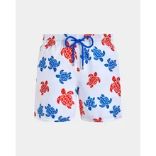 Vilebrequin - Tortues Multicolores Badeshorts Für Herren - Bademode - Moorea - Weiss - Größe S Vilebrequin - Tortues Multicolores Badeshorts Für Herren - Bademode - Moorea - Weiss - Größe S