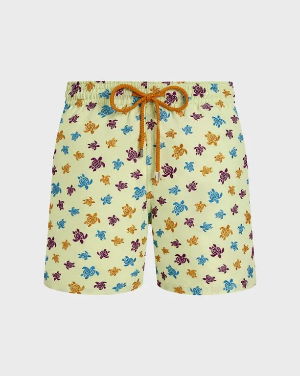 Vilebrequin - Herren-badeshorts Micro Ronde Des Tortues Bestickt – Limitierte Auflage - Bademode - Mistral - Grün - Größe XXXL Vilebrequin - Herren-badeshorts Micro Ronde Des Tortues Bestickt – Limitierte Auflage - Bademode - Mistral - Grün - Größe XXXL
